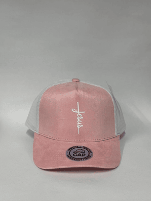 Jockey de malla en gamuza - Rosado / Jesús 