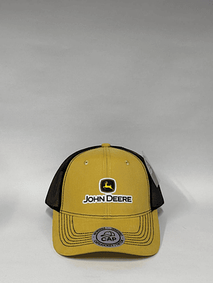 Jockey de malla 6p - Amarillo x negro / John Deere