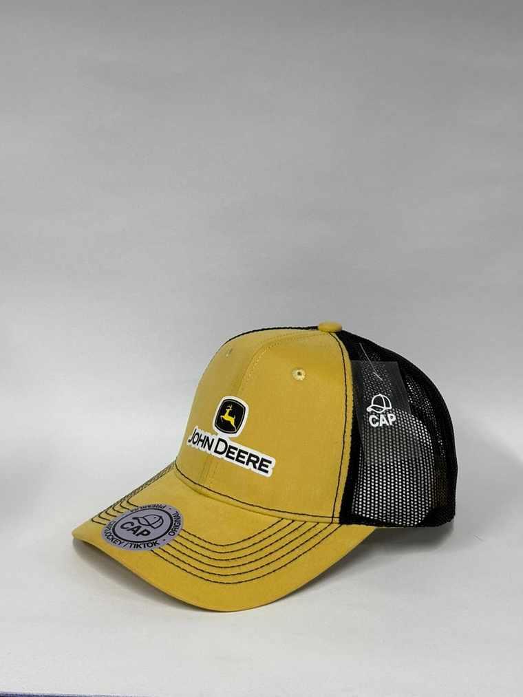 Jockey de malla 6p - Amarillo x negro / John Deere 2