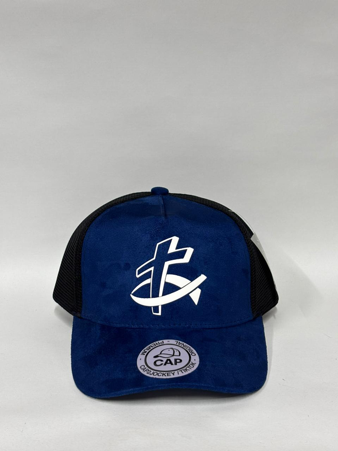 Jockey de malla gamuza - Azul m x negro - Religión  1