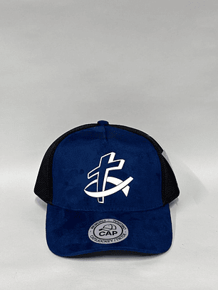 Jockey de malla gamuza - Azul m x negro - Religión 