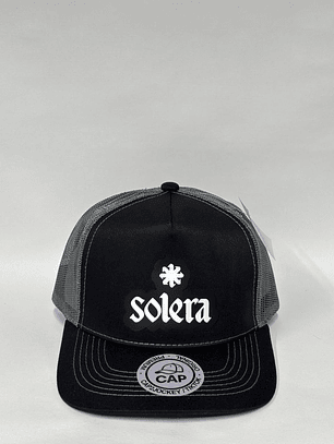 Jockey de malla 5p - Negro x gris - Solera 