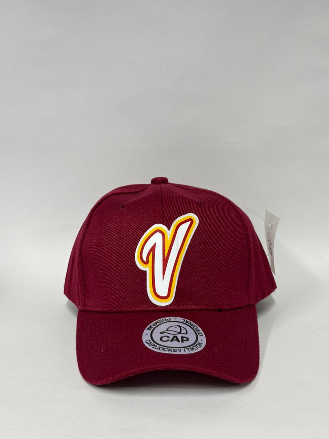 Gorra lisa de lona 6p - Burdeo / V 1