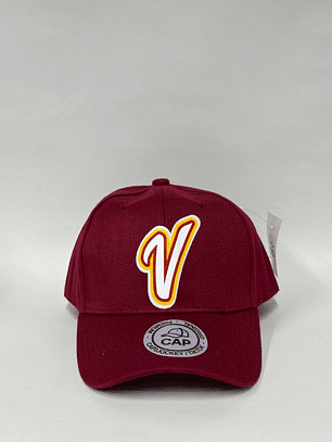 Gorra lisa de lona 6p - Burdeo / V