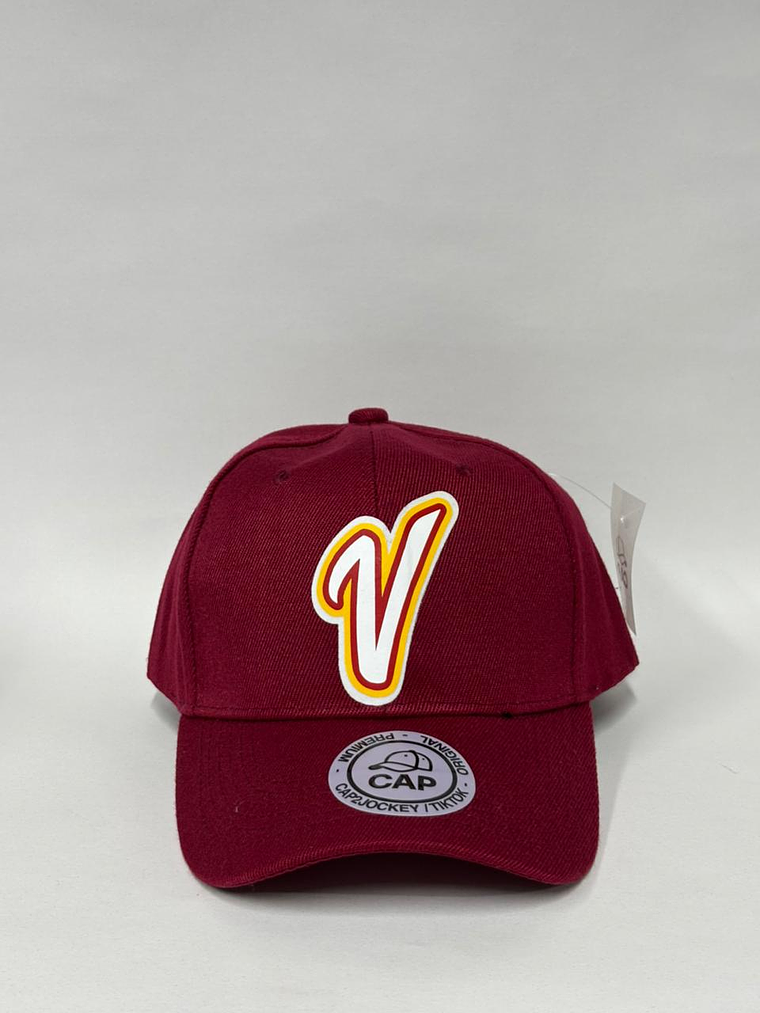 Gorra lisa de lona 6p - Burdeo / V 1