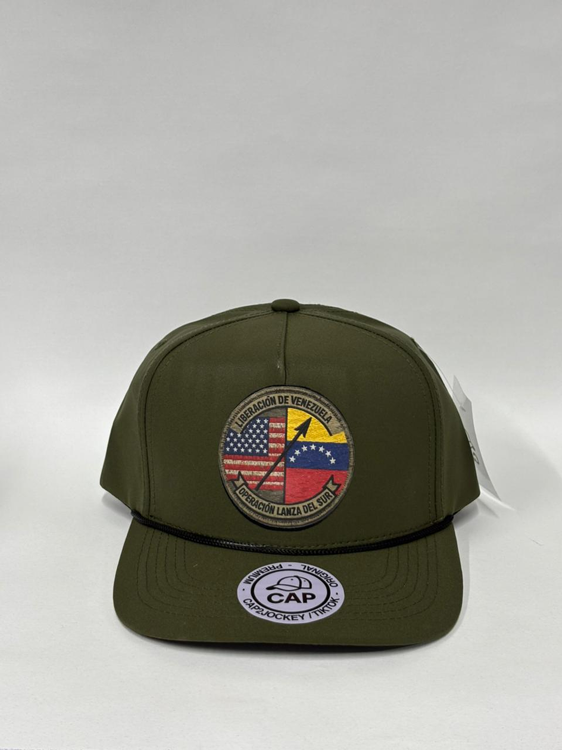 Gorra lisa de laser 5p - Verde Musgo / OP Lanza del Sur  1
