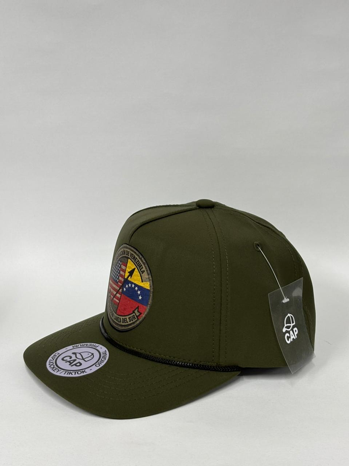 Gorra lisa de laser 5p - Verde Musgo / OP Lanza del Sur  2