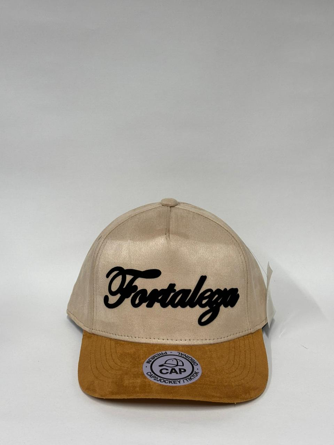 Gorra de gamuza 5p - Beige x marrón / Fortaleza   1