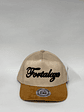 Gorra de gamuza 5p - Beige x marrón / Fortaleza   - Miniatura 1