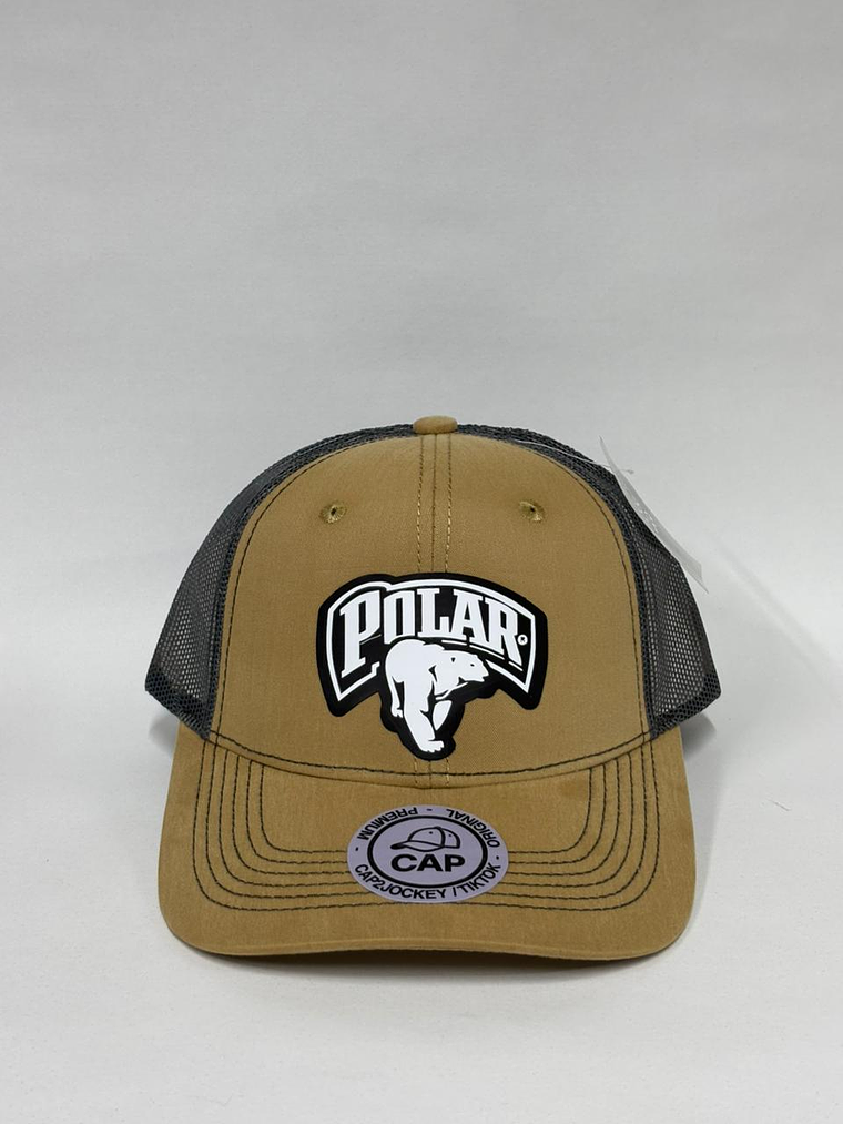 Jockey de malla 6p - Beige x negro / Polar  1