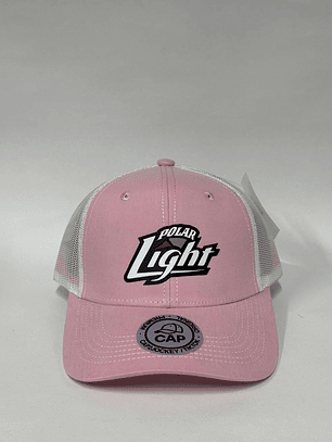 Jockey de malla 6p - Rosado x blanco / Polar Light