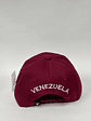Gorra de lona 6p - Burdeo (vinotinto) /  V Venezuela  - Miniatura 3