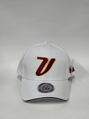 Gorra de lona 6p - Blanco / V Venezuela 