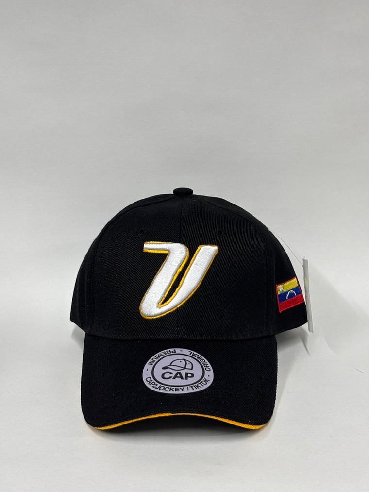 Gorra de lona 6p - Negro / V Venezuela 1