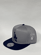 Gorra plana lisa - Bicolor Gris x negro / LA  - Miniatura 2