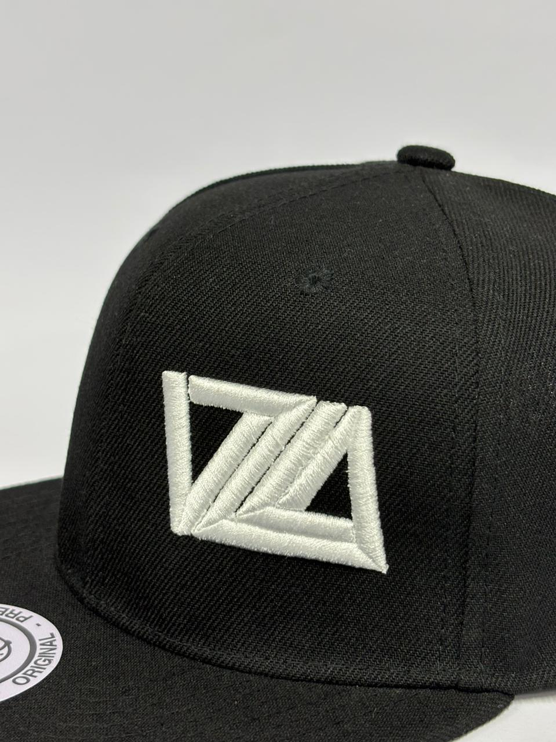 Gorra de lona lisa 6p  - Negro / VZLA  3