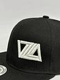 Gorra de lona lisa 6p  - Negro / VZLA  - Miniatura 3