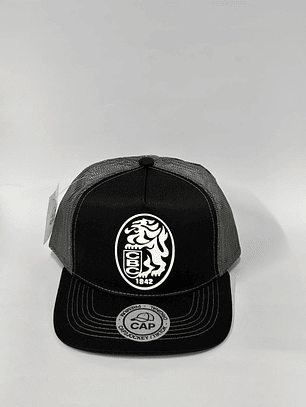 Jockey de malla 5p - Negro x gris / Leones del Caracas