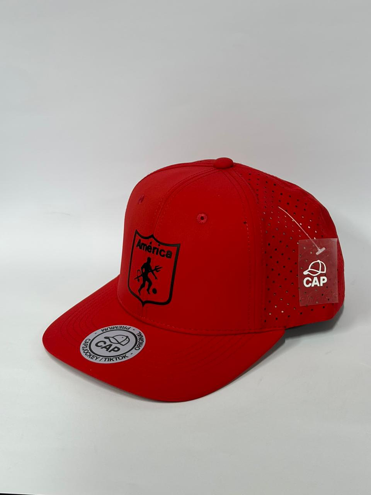 Gorra de laser 6p  - Rojo / América  2