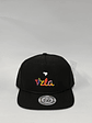 Gorra de lona laser 5p - Negro / Vzla mapa  - Miniatura 1