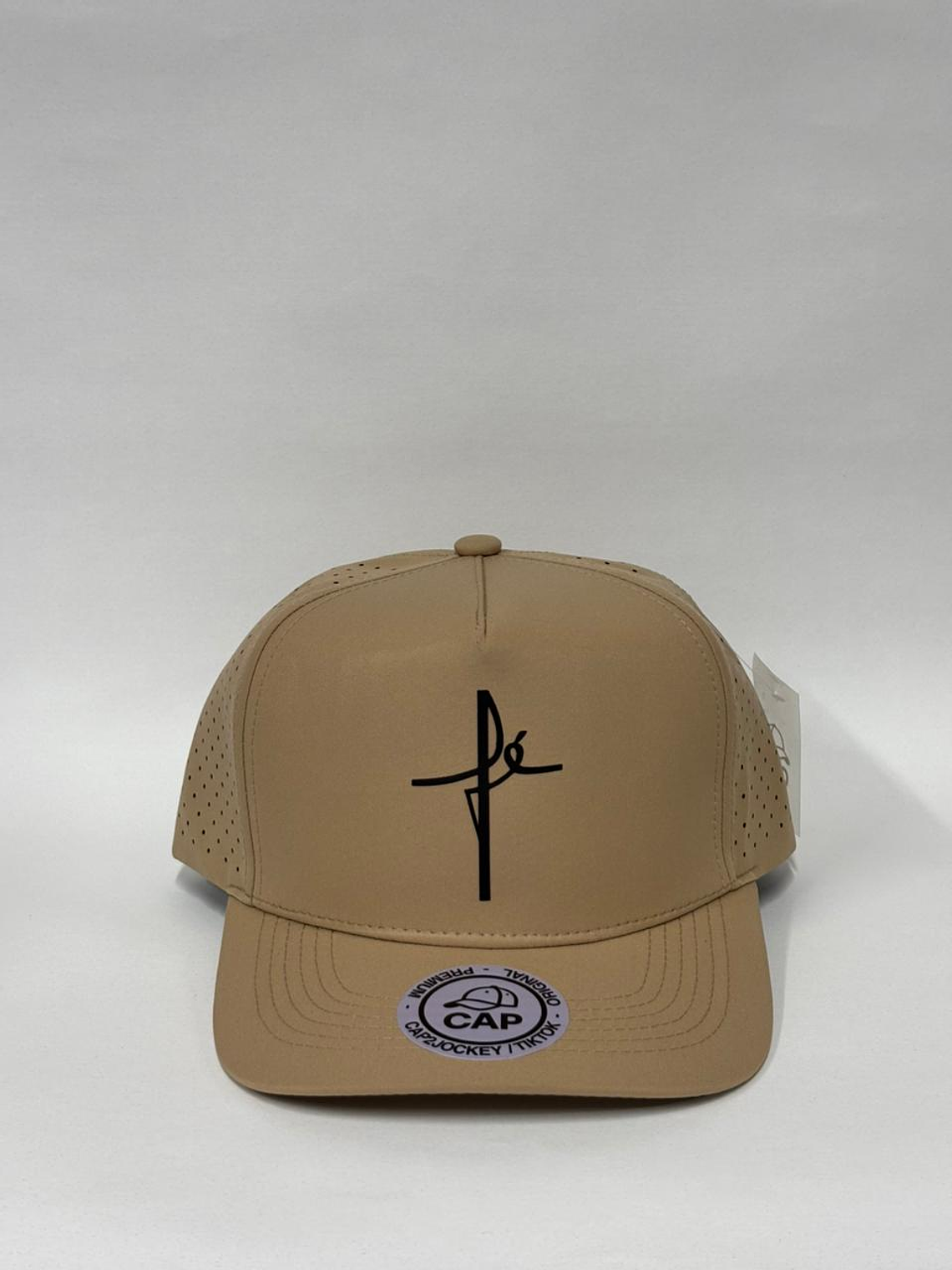 Gorra de lona lisa 5p / beige - FE 1