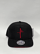 Gorra de lona lisa 5p - Negro / Fe - Miniatura 1