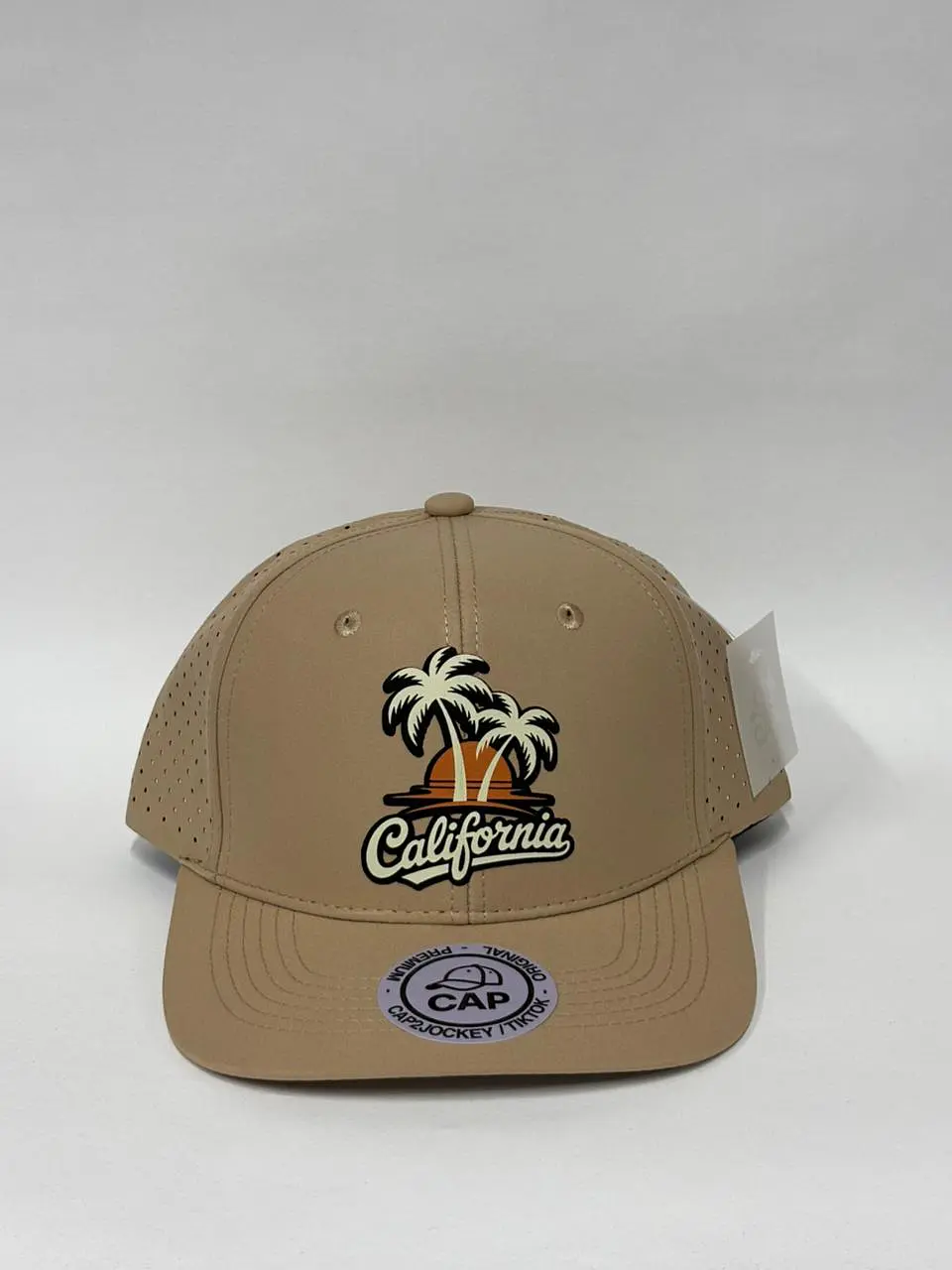 Gorra lisa de 6p - Beige / California  1