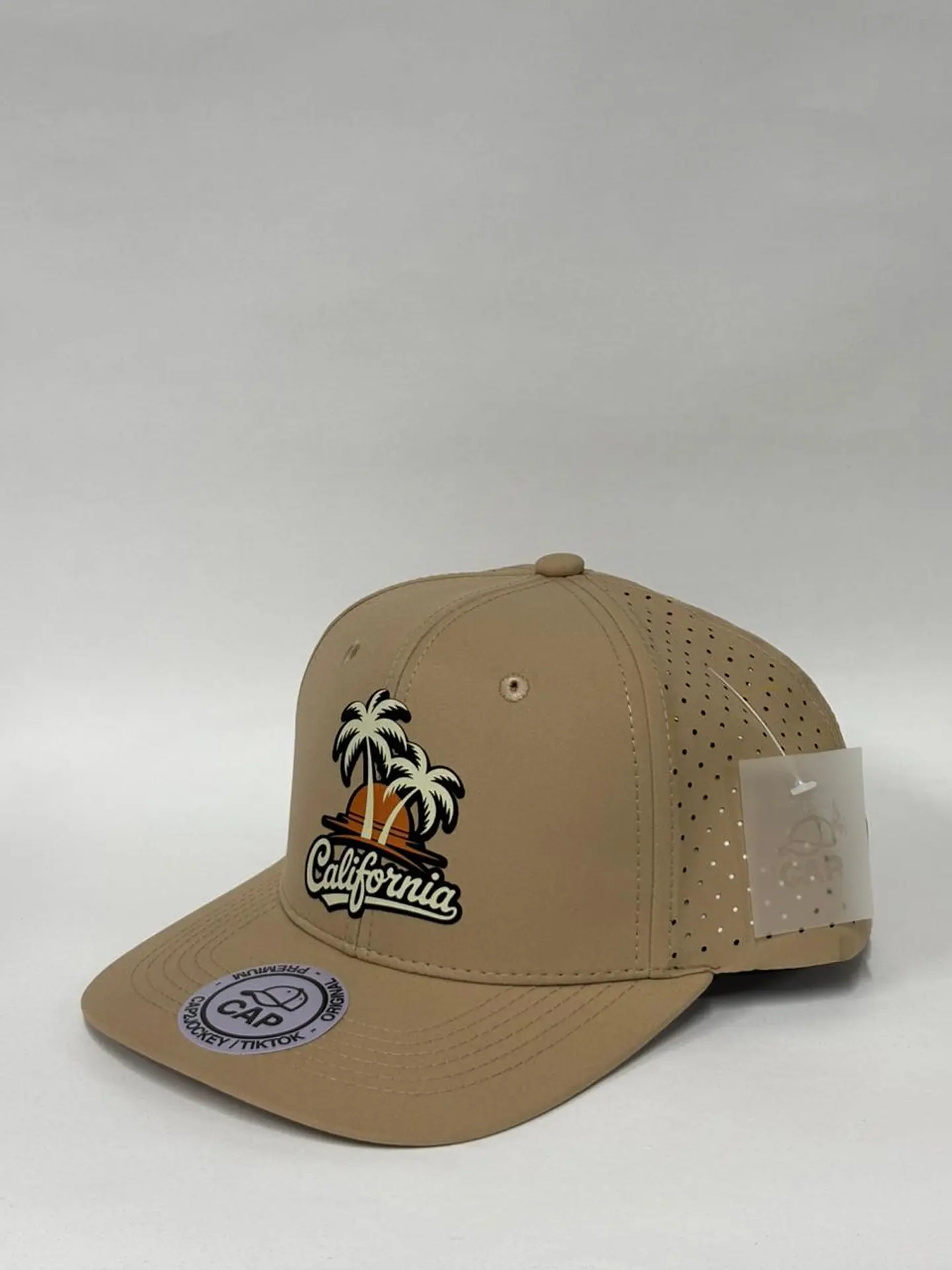 Gorra lisa de 6p - Beige / California  2