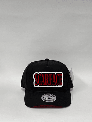 Gorro de lona 5p liso - Negro / SCARFACE 