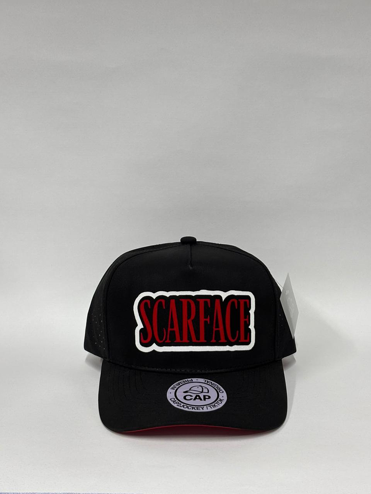 Gorro de lona 5p liso - Negro / SCARFACE  1