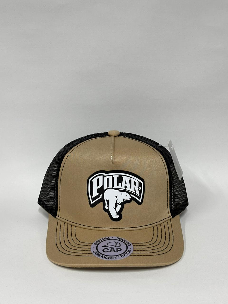 Jockey de malla - Beige x negro / Polar  1