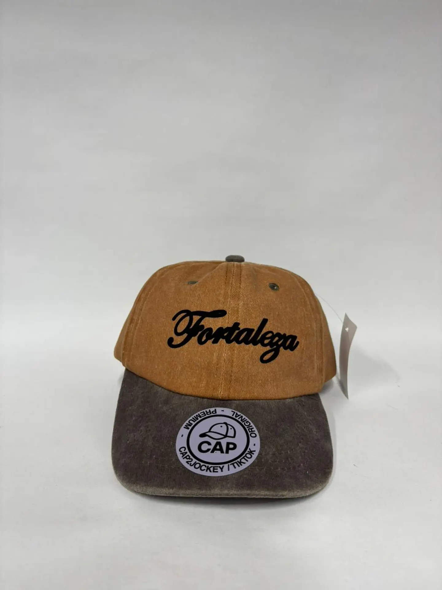 Gorra de algodón 6p  (NIÑO) - Bicolor Marrón x kaqui / Fortaleza  1