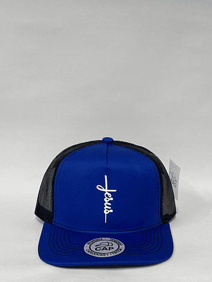 Jockey de malla 5p - Azul x negro / Jesús 