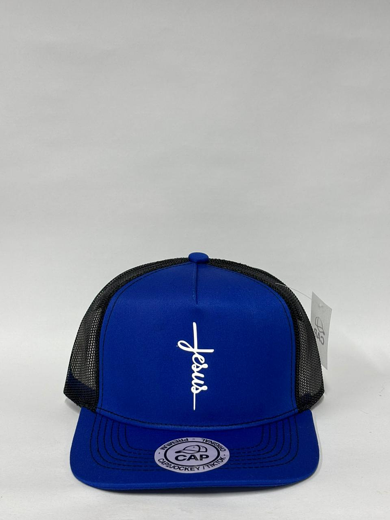 Jockey de malla 5p - Azul x negro / Jesús  1