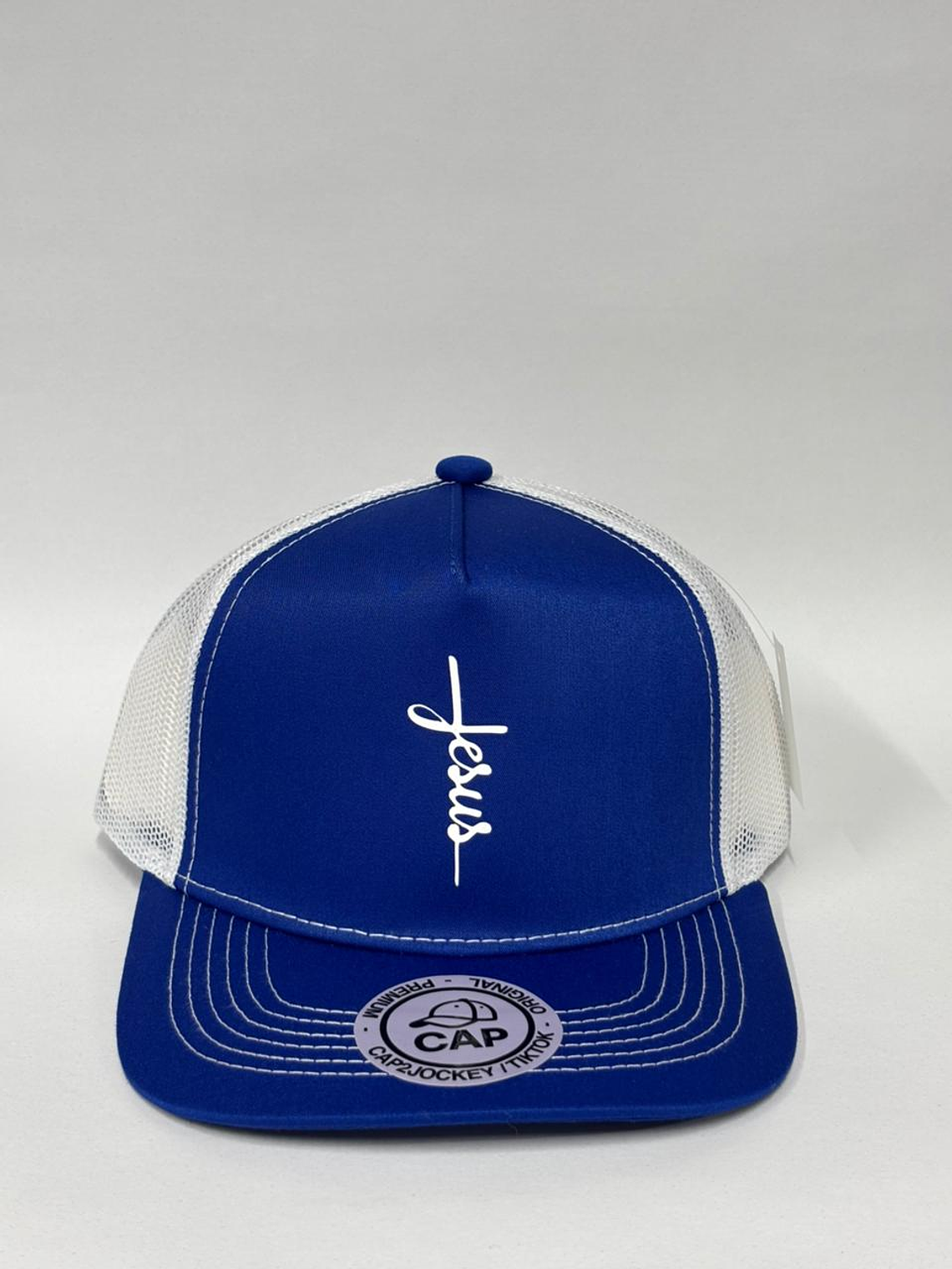 Jockey de malla 5p - Azul rey / Jesús  1