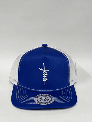 Jockey de malla 5p - Azul rey / Jesús 