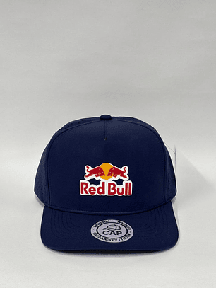 Gorra de lona lisa 5p - Azul m / Red Bull