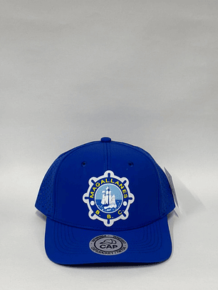 Gorra de lona laser - Azul rey  / Magallanes timón  