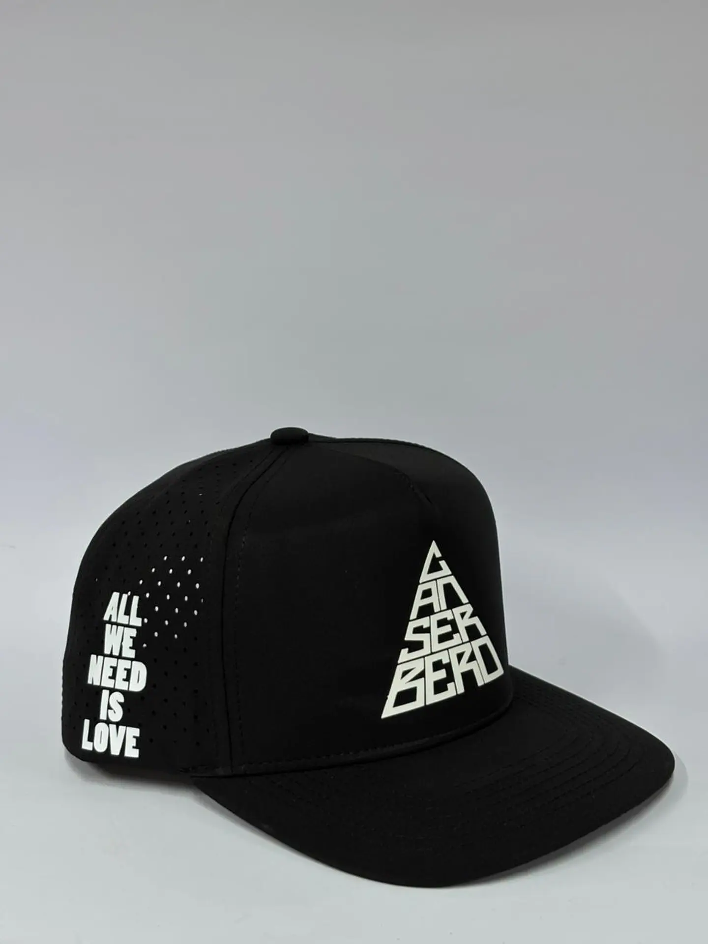 Gorra de lona laser 5p - Negro /  Canserbero clasic  2