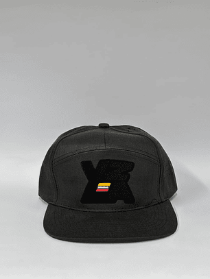 Gorra de lona con laser 7p - Negro / Vzla full black 