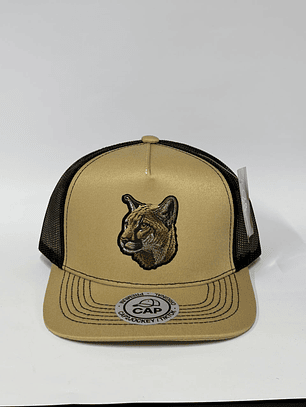 Jockey de malla 5p - Beige x negro / Gato 