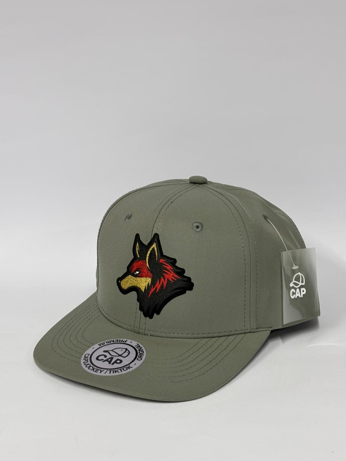Gorra de lona lisa 6p - Gris / Zorro  2