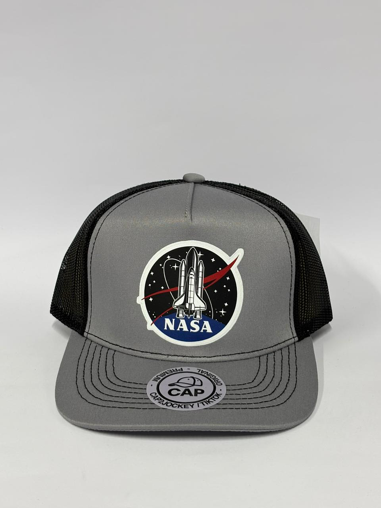 Jockey de malla 5p - Gris x negro / Nasa 1