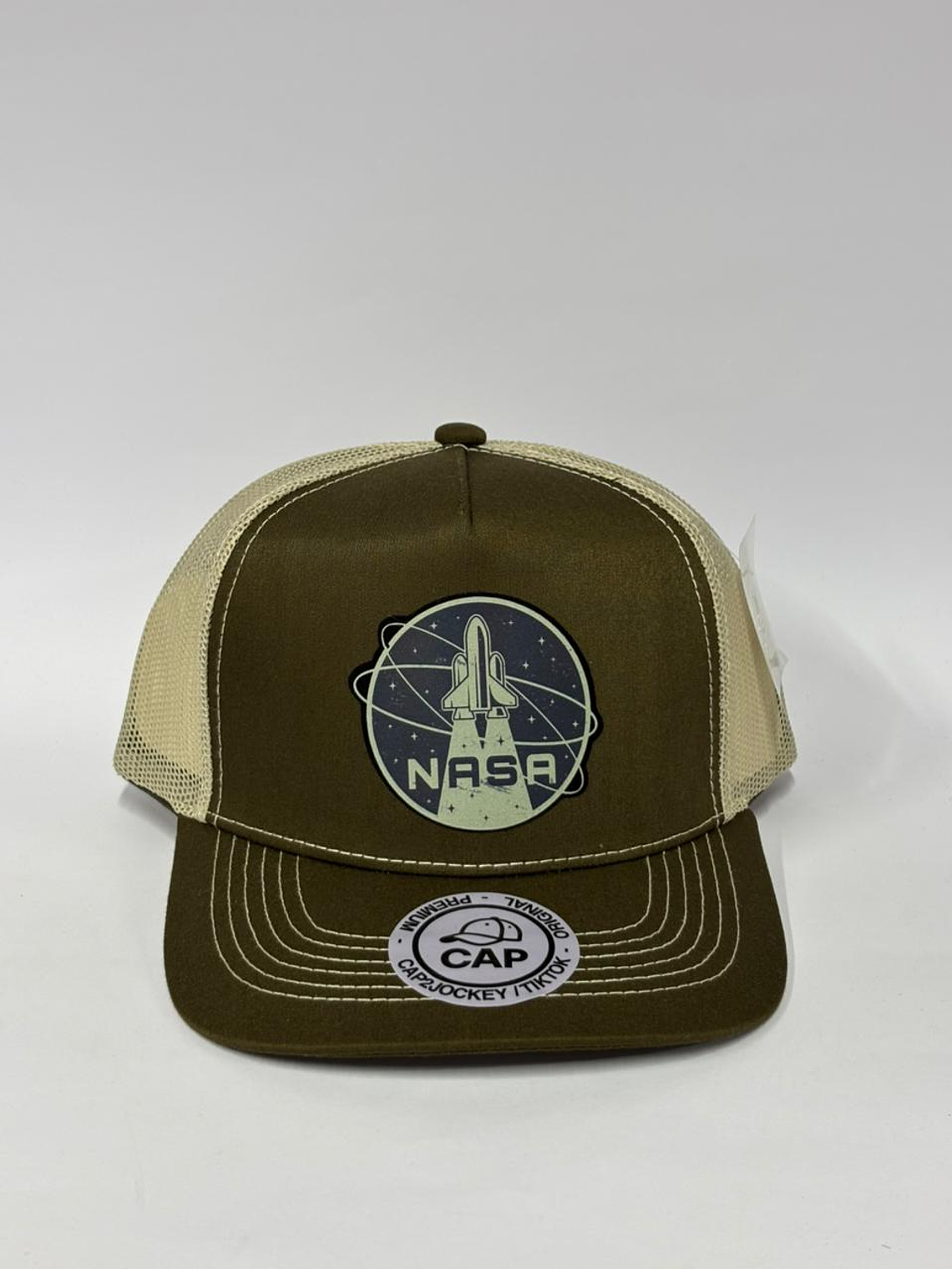 Jockey de malla 5p - Verde musgo / Nasa 2 1