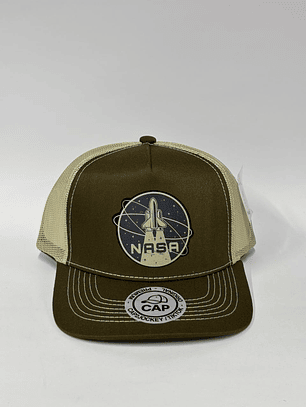 Jockey de malla 5p - Verde musgo / Nasa 2