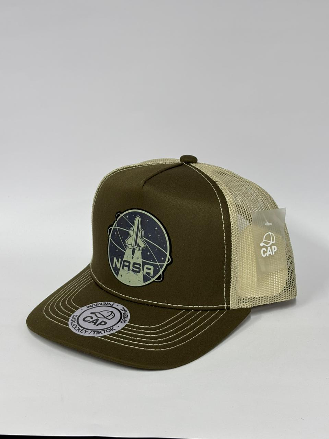 Jockey de malla 5p - Verde musgo / Nasa 2 2