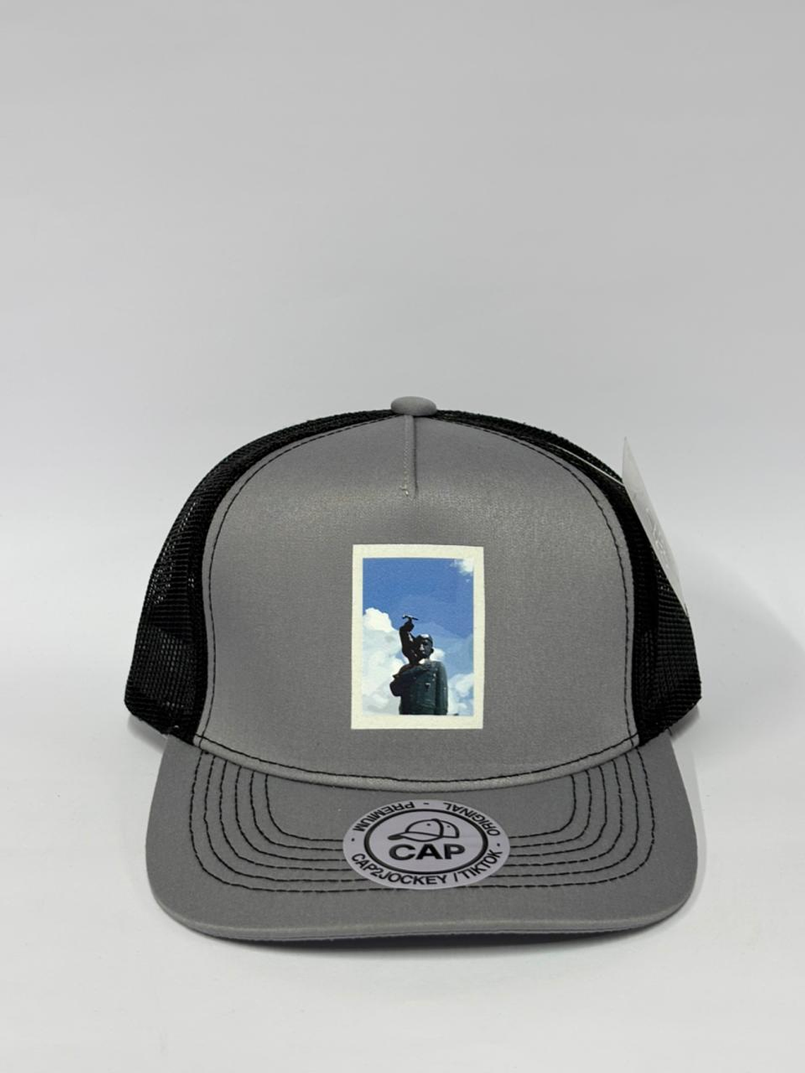 Jockey de malla 5p - Gris x negro / Estatua  1