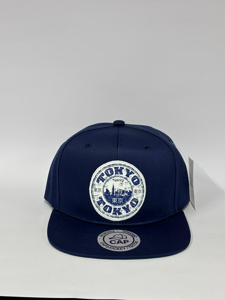 Gorra plana lisa 6p - azul marino / Tokyo  1