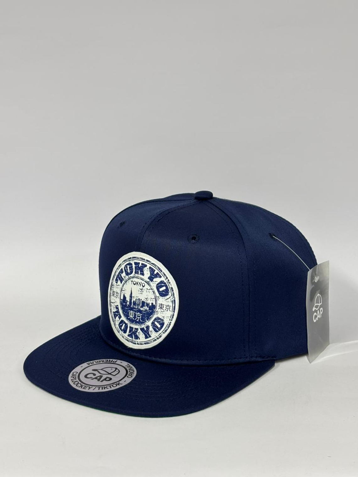 Gorra plana lisa 6p - azul marino / Tokyo  2