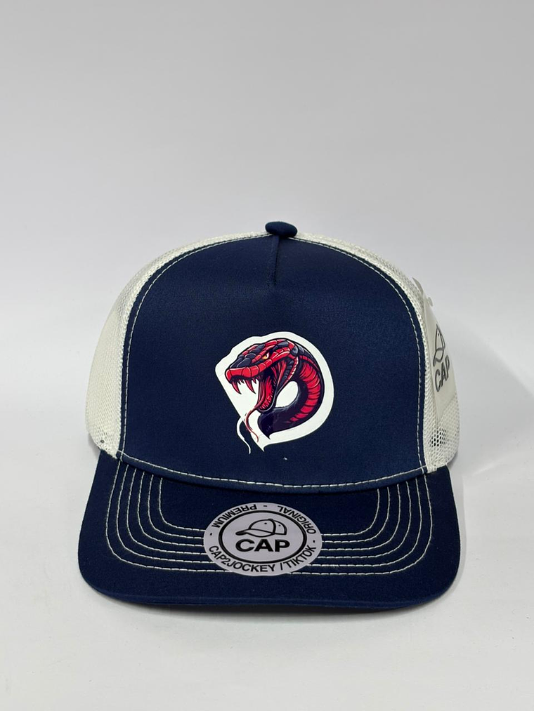 Jockey de malla 5p - Azul marino / Cobra  1